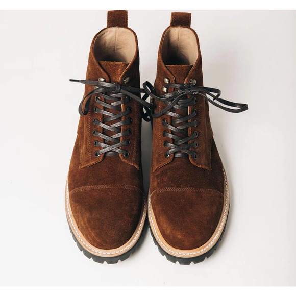 Taylor Stitch Other - TAYLOR STITCH THE MOTO BOOT IN WEATHERPROOF SNUFF SUEDE MEN SIZE 11